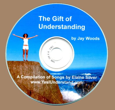 A cd cover with the words " the gift of understanding " on it.